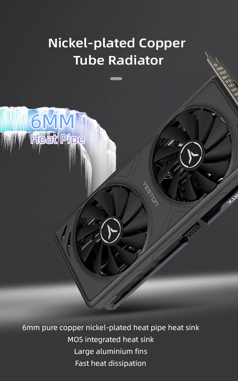 (Promotion)Yeston GAEA Nvidia GeForce RTX 5060 8G 128bit GDDR7 Gaming GPU Graphics Card - Image 7