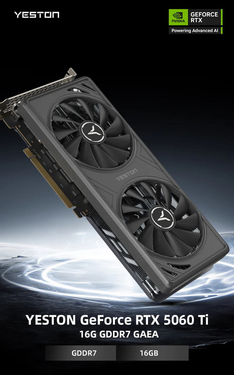 (Promotion)Yeston GAEA Nvidia GeForce RTX 5060 Ti 16G 128bit GDDR7 Gaming GPU Graphics Card - Image 4