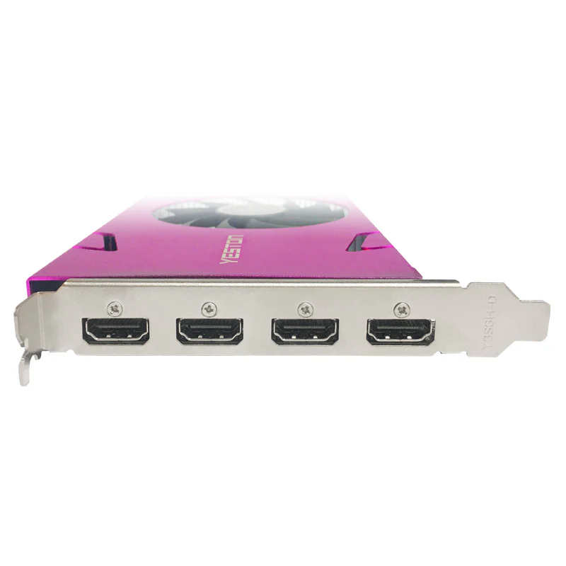 Yeston GT 730 2G 4HDMI GA 128bit Graphics Card PCIE 2.0 DDR3 Video Card for PC - Image 3