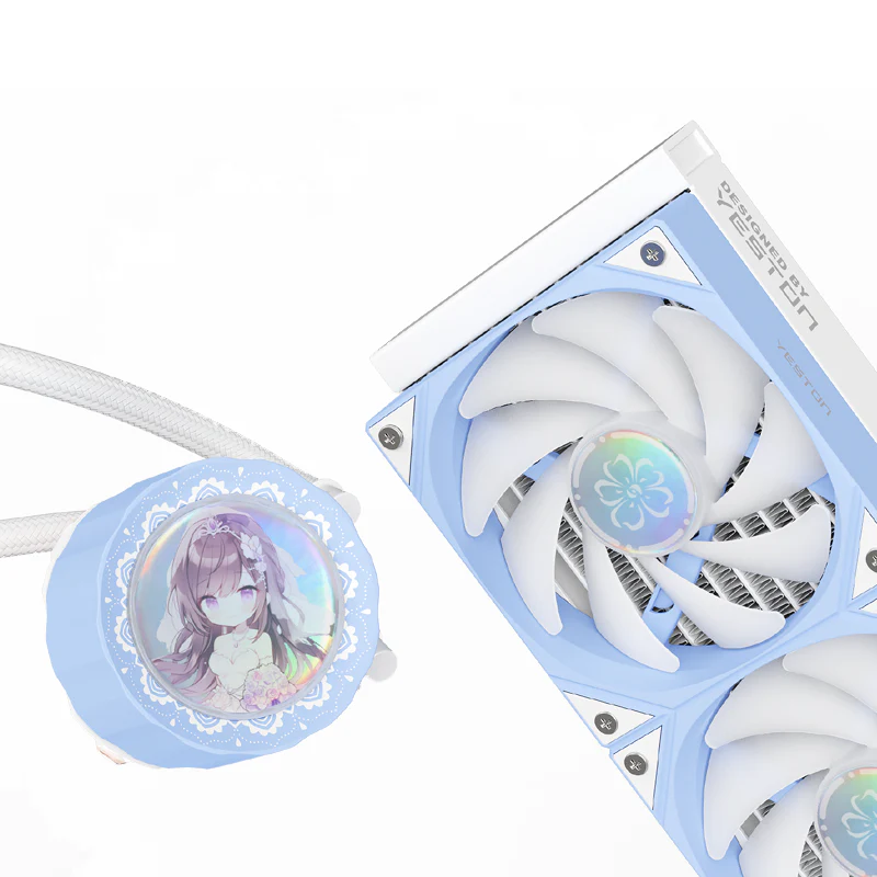 Yeston Sakura 360 Desktop Liquid CPU Cooler supports Intel / AMD platform PWM Temperature Control Fan Water Cooling Radiator - Image 5