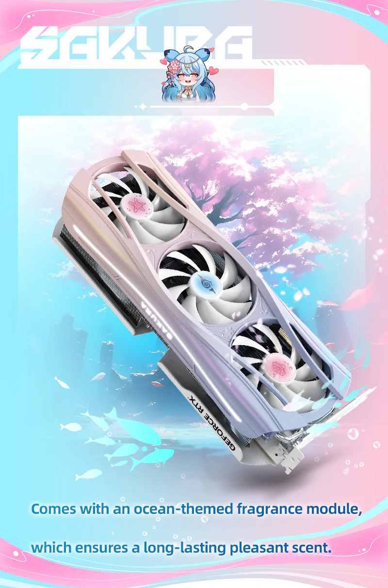 (Promotion-Some areas have no inventory)Yeston Sakura Atlantis Nvidia GeForce RTX 5080 Graphics Card GDDR7 16G 256bit Gaming GPU - Image 10