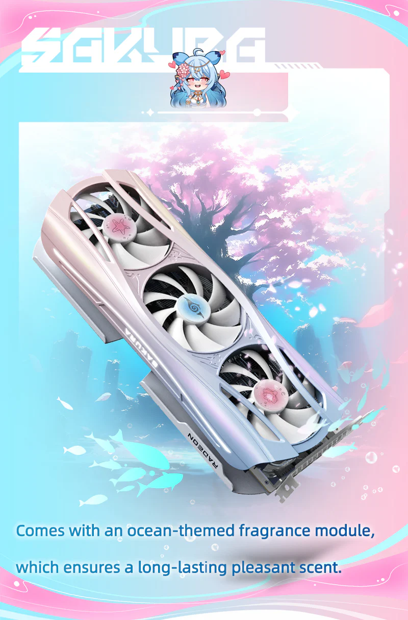 (Promotion)Yeston Sakura Atlantis  Radeon RX 9070 16G GDDR6 256bit 4nm video cards Desktop Computer PC Graphics Card - Image 9