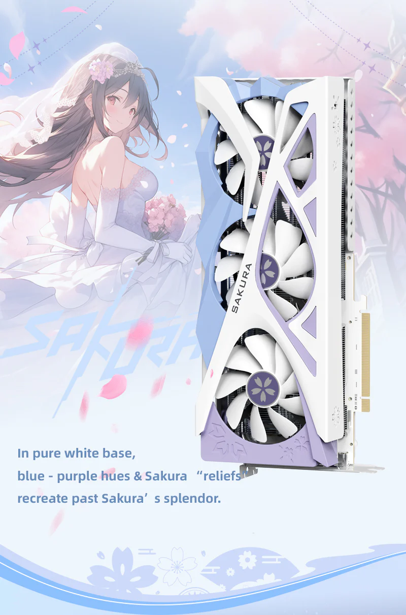 (Promotion)Yeston Sakura Nvidia GeForce RTX 5070 Graphics Card GDDR7 12G 192bit Gaming GPU - Image 7