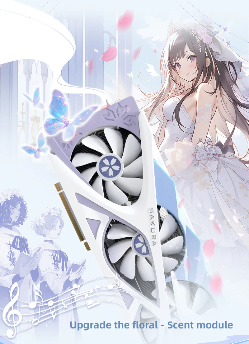 (Promotion)Yeston Sakura Nvidia GeForce RTX 5070 Graphics Card GDDR7 12G 192bit Gaming GPU - Image 9
