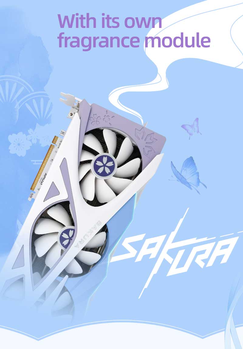 Yeston Sakura Radeon RX 7800 XT 16G GDDR6 256bit 5nm video cards Desktop computer PC Video Graphics Card - Image 8