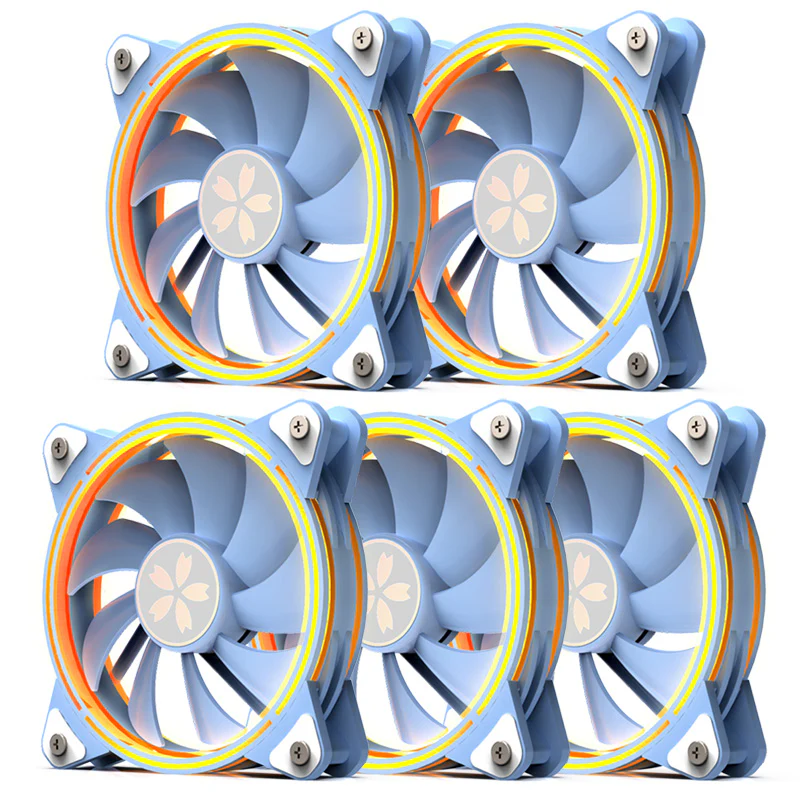 (Promotion: $5 discount over $30)(Only Canada has inventory)Yeston * zeaginal SAKURA ARGB LED 120mm Case Fan,Quiet Edition High Airflow Color LED Case Fan for PC Cases, CPU Coolers,Radiators SystemComputer Case Cooling Fan - Image 9