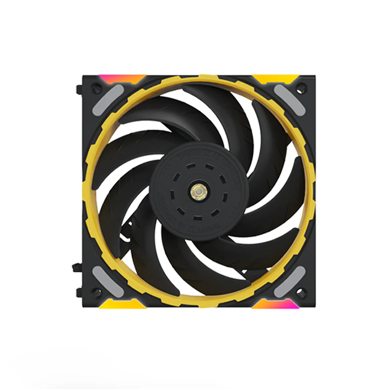 (Promotion: $5 discount over $30)Zeaginal ARGB Zhuishen Ti LED 120mm Case Fan,Quiet Edition High Airflow Color LED Case Fan for PC Cases, CPU Coolers,Radiators SystemComputer Case Cooling Fan - Image 3